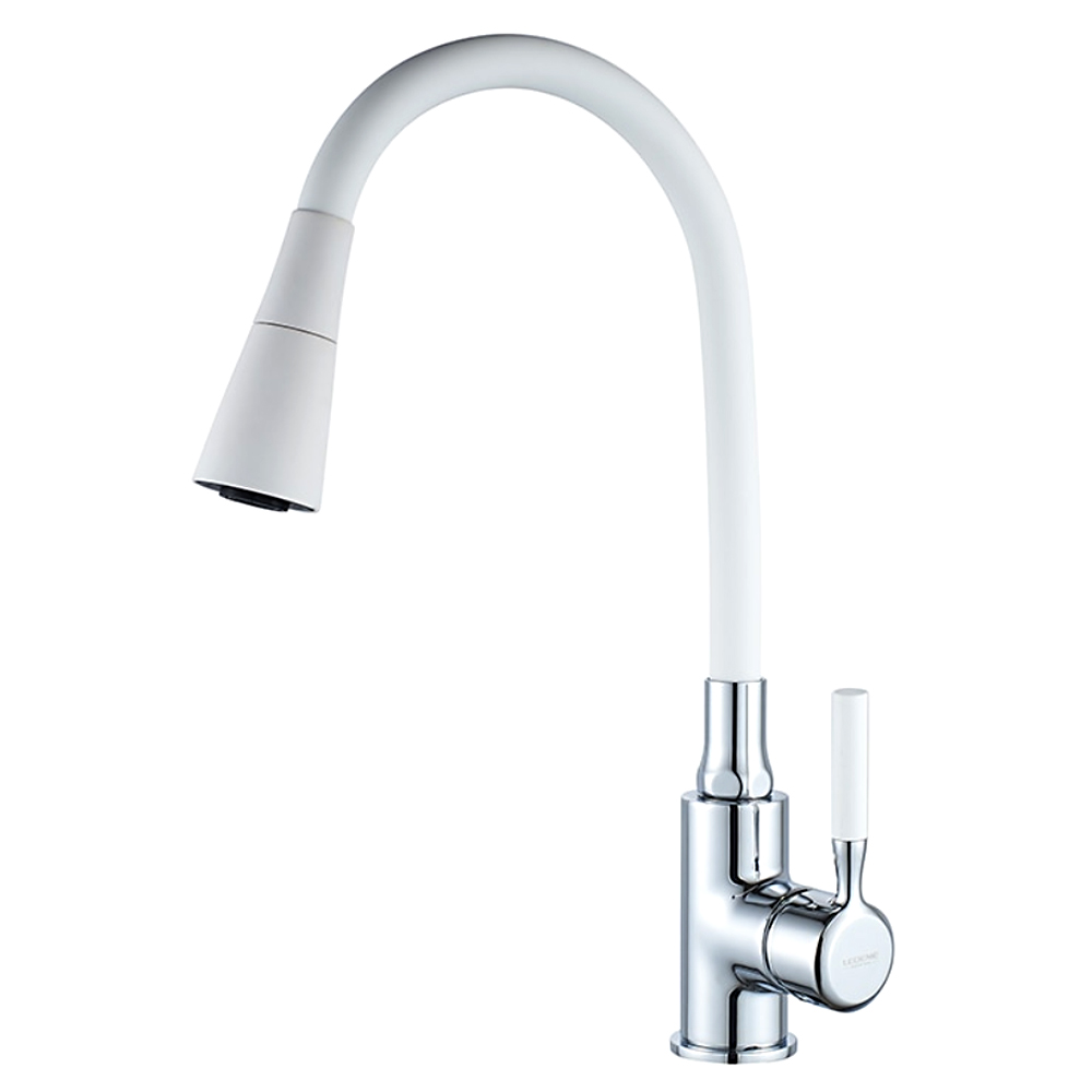 Смеситель для кухни с гибким изливом Ledeme L4199-3