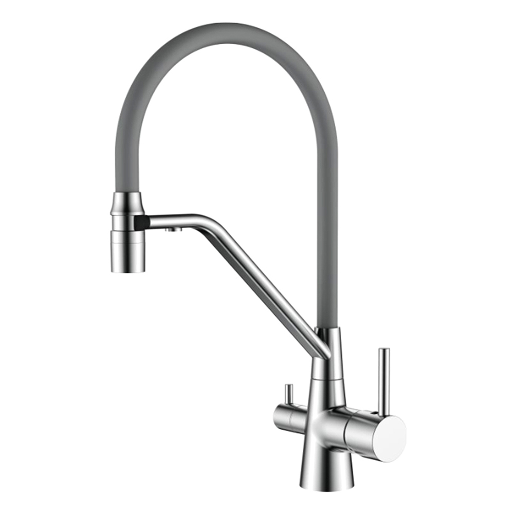 Смеситель для кухни с гибким изливом Ledeme L4897A-9