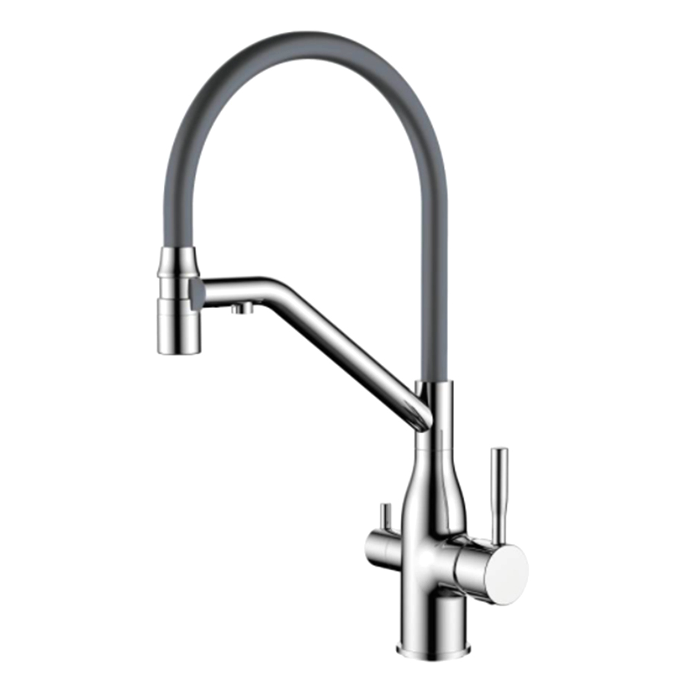 Смеситель для кухни с гибким изливом Ledeme L4797-9