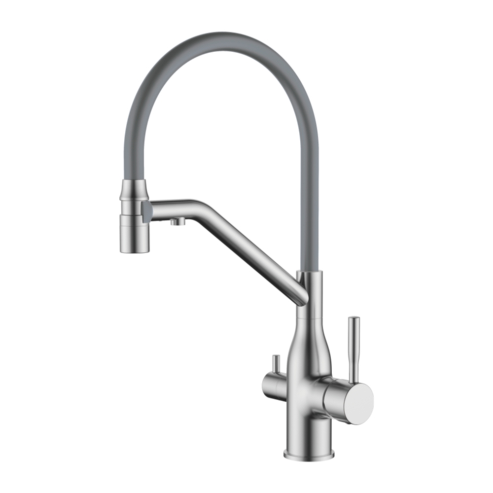 Смеситель для кухни с гибким изливом Ledeme L4797A-9