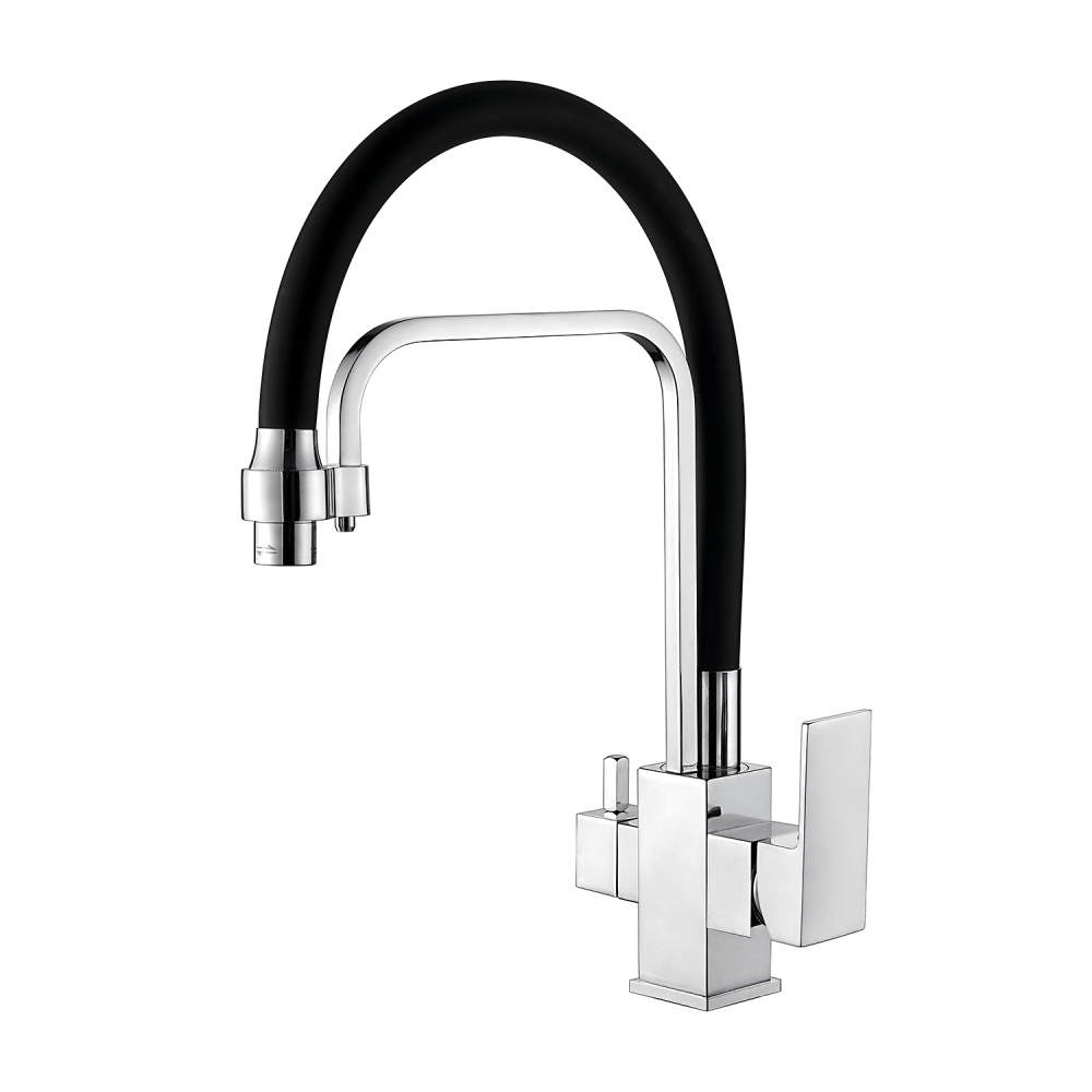 Смеситель для кухни с гибким изливом Ledeme L4655-2