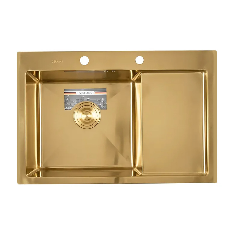 Мойка для кухни из нержавеющей стали Gerhans K37851G-L
