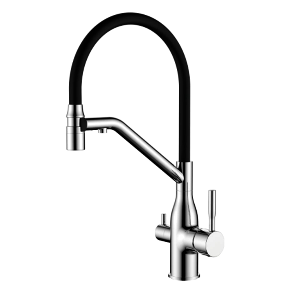 Смеситель для кухни с гибким изливом Ledeme L4797-2