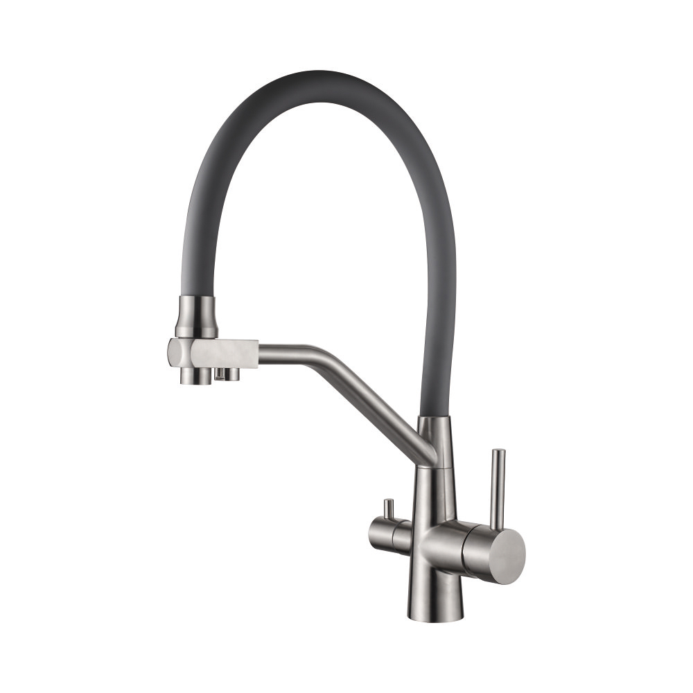 Смеситель для кухни с гибким изливом Ledeme L74855-9