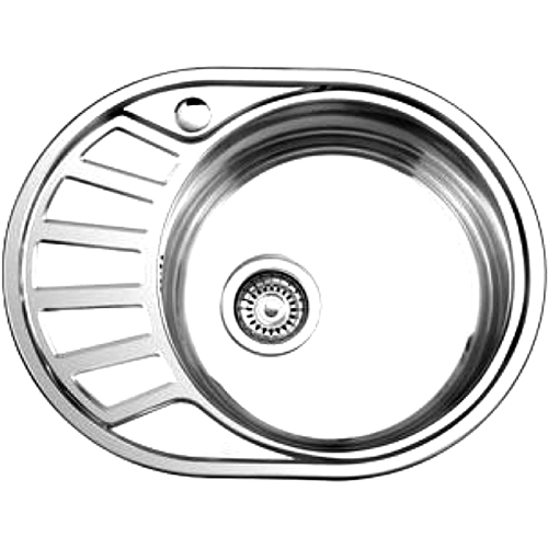Мойка из нержавеющей стали врезная 45x57 см Ledeme L75745-6R