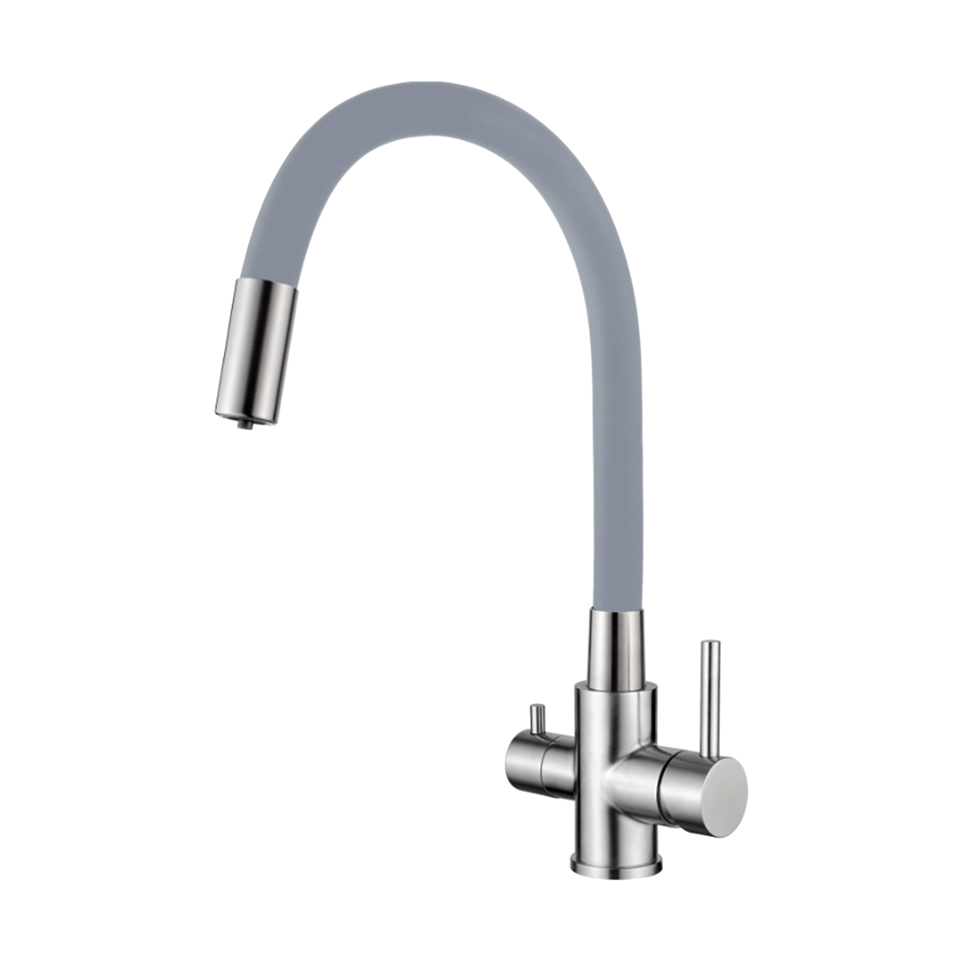 Смеситель для кухни с гибким изливом Ledeme L74255-9