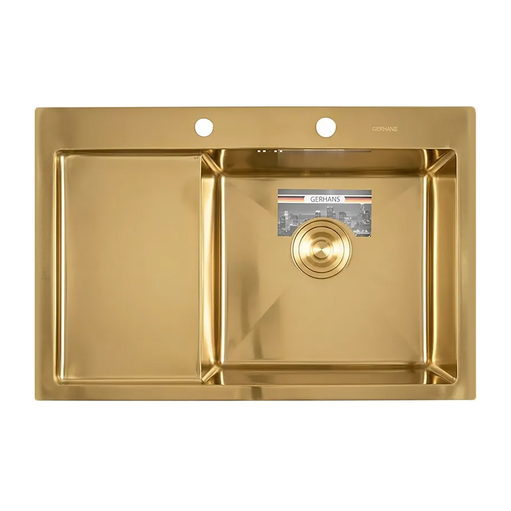 Мойка для кухни из нержавеющей стали Gerhans K37851G-R