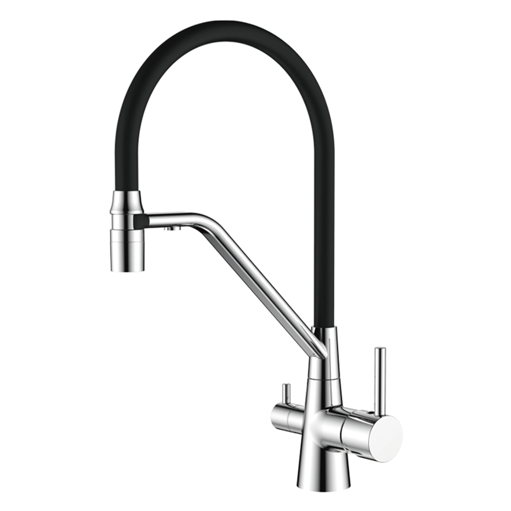 Смеситель для кухни с гибким изливом Ledeme L4897-2
