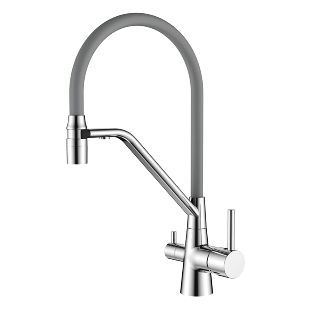 Смеситель для кухни с гибким изливом Ledeme L4897-9
