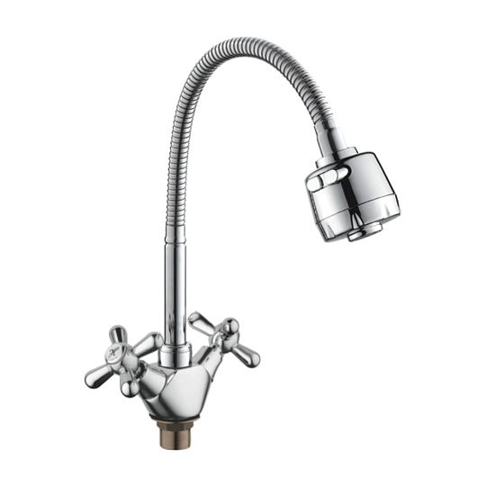Смеситель для кухни с гибким изливом Ledeme L4318-3
