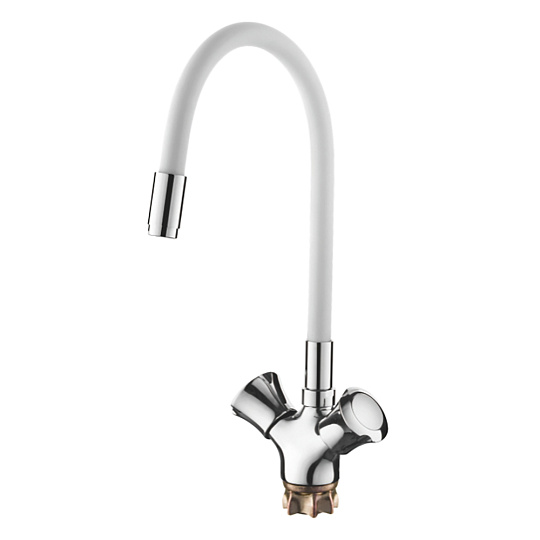 Смеситель для кухни с гибким изливом Ledeme L4022-3