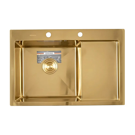 Мойка для кухни из нержавеющей стали Gerhans K37851G-L