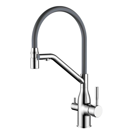 Смеситель для кухни с гибким изливом Ledeme L4797-9