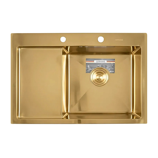 Мойка для кухни из нержавеющей стали Gerhans K37851G-R