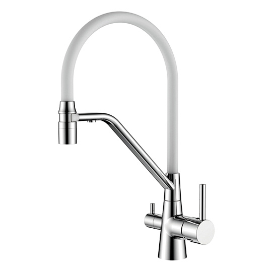Смеситель для кухни с гибким изливом Ledeme L4897-3